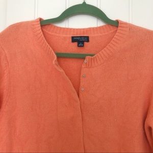 Orange Cardigan